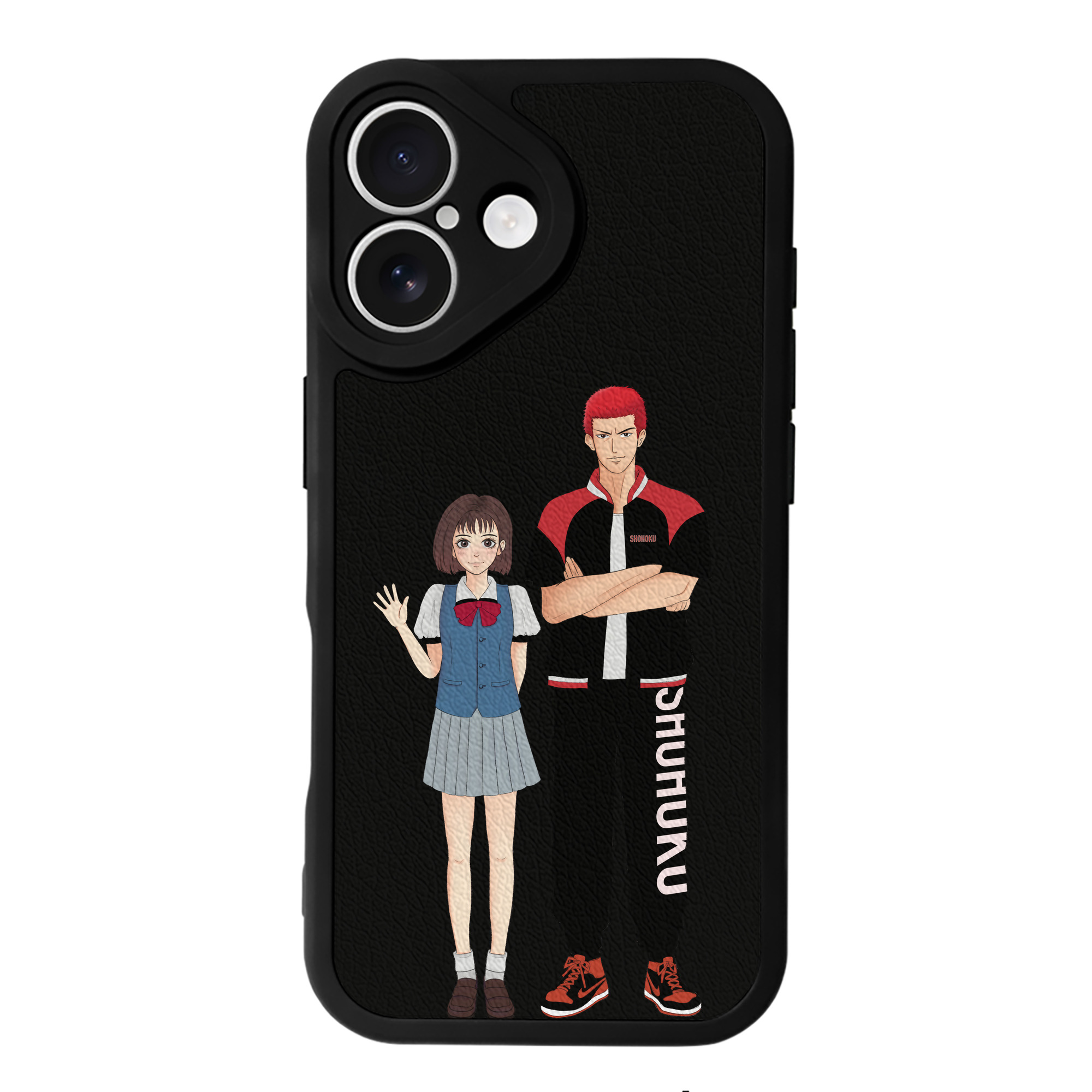 （画像用） SLAM DUNK／スラムダンク 【iPhone 16シリーズ対応】シリコンスマホケース（レザー調） 材質：シリコン